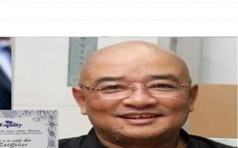 缅甸著名喜剧明星萨格纳荣获英国女皇颁发的终身荣誉奖