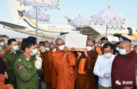 又一缅甸高僧在泰国曼谷圆寂，遗体迎返家乡