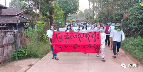 缅甸今天“6个2”示威，好不热闹！