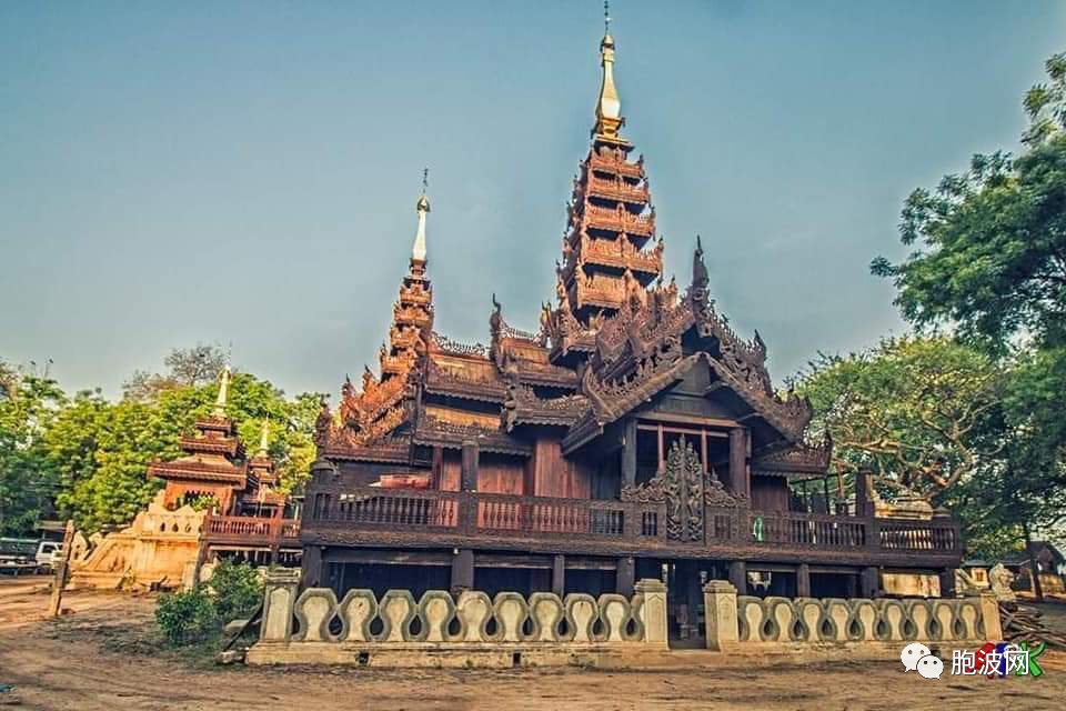 缅甸贡榜王朝时代的建筑古迹那宕姜