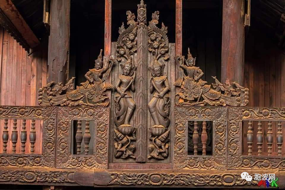 缅甸贡榜王朝时代的建筑古迹那宕姜