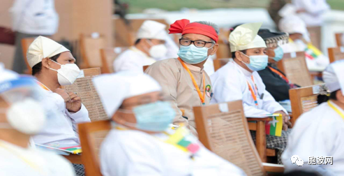 11家民地武代表应邀参加了缅甸75周年钻石联邦节庆典
