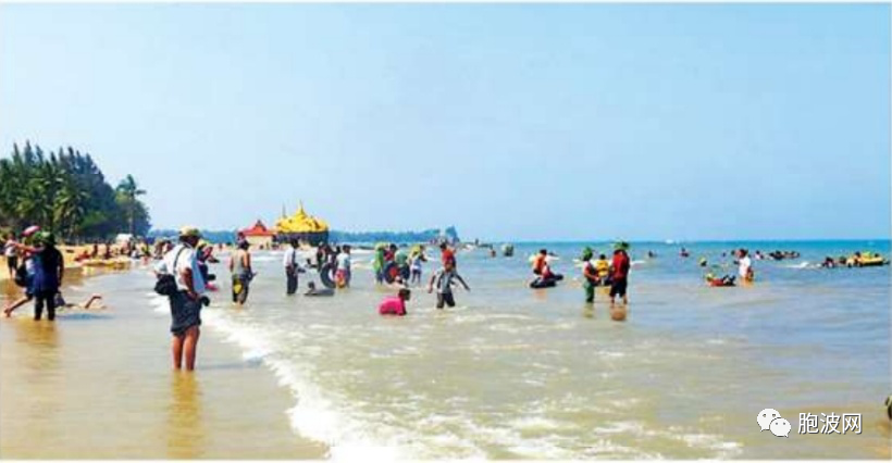 二月份伊洛瓦底省昌达海滨游客不少！