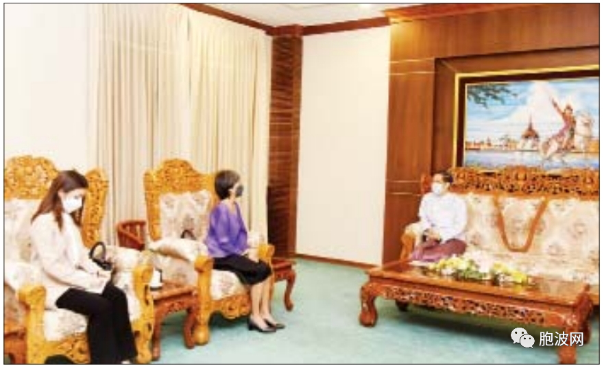 周边外交：缅方与泰国驻缅大使会晤