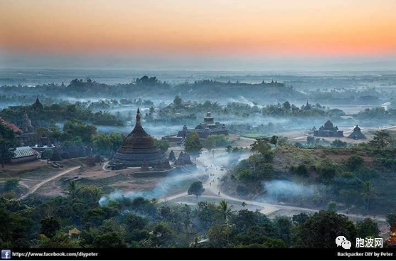 若开邦妙乌古城美景