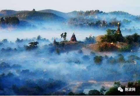 若开邦妙乌古城美景