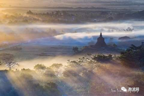 若开邦妙乌古城美景