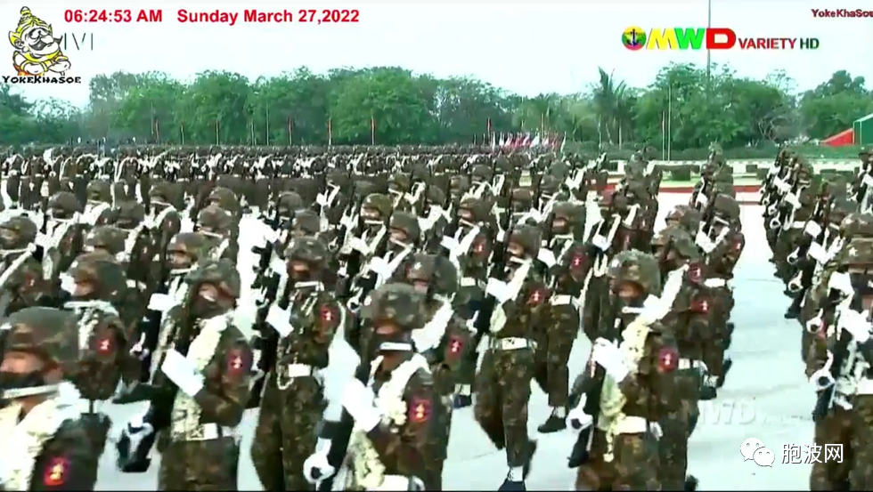 缅甸77周年建军节！