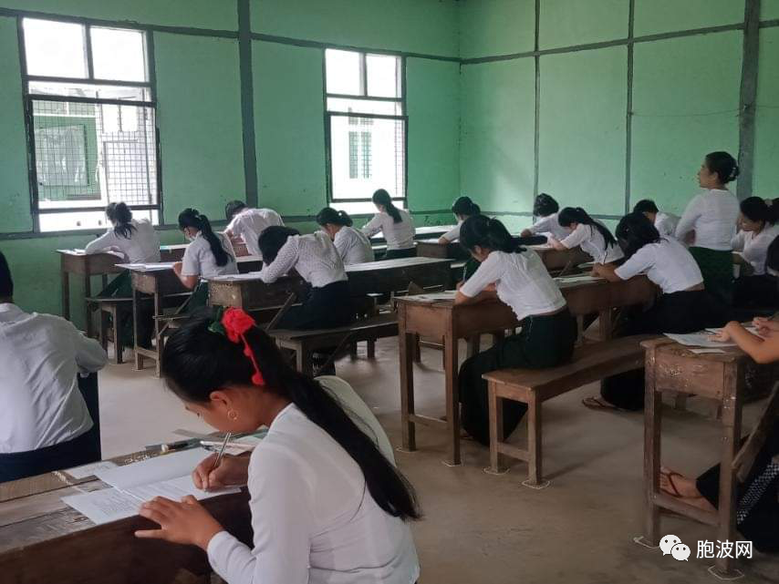 缅甸全国十年级高考今日开始！