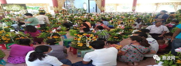 缅甸各地举行传统格宋月盈菩提树泼水节