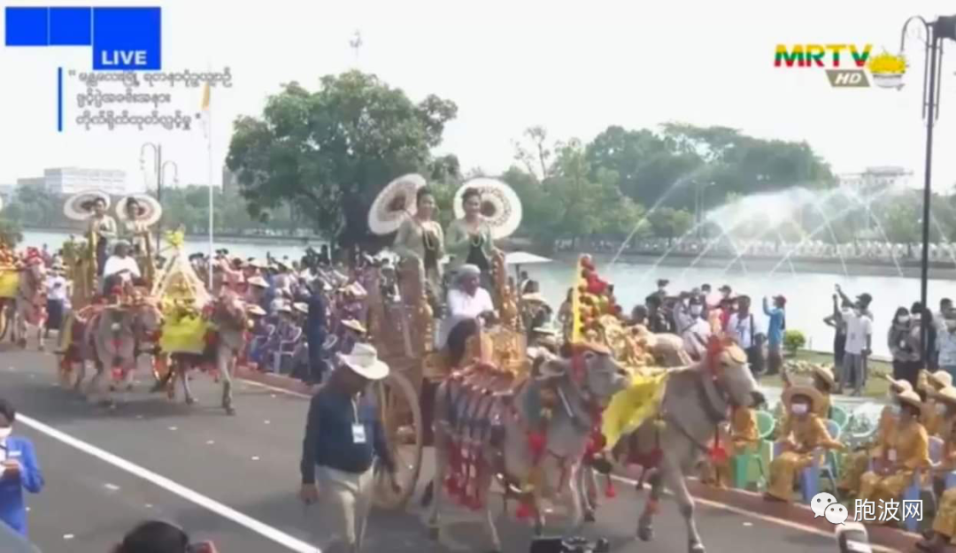 月13日泼水节预庆日的曼德勒"