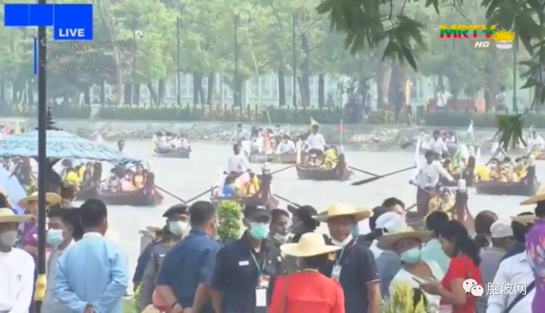 月13日泼水节预庆日的曼德勒"