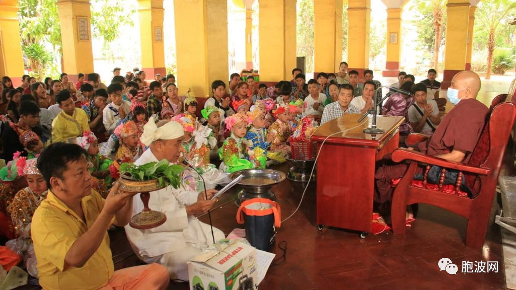 缅甸最隆重的传统仪式：男孩出家女孩锥耳