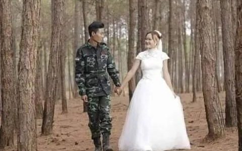 革命伴侣的森林婚礼
