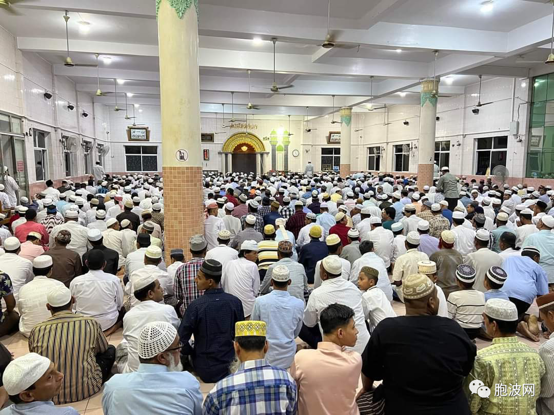 照片新闻：今天是缅甸伊斯兰教开斋日