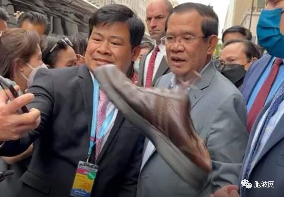 因涉嫌庇护缅甸军方，柬埔寨首相在美国遭“飞鞋”袭击！