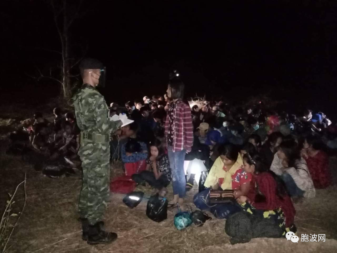 缅甸大批偷渡劳工在泰国边境被捕