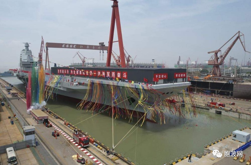 缅甸官媒及原反H媒体都报道了中国第三艘航母下水