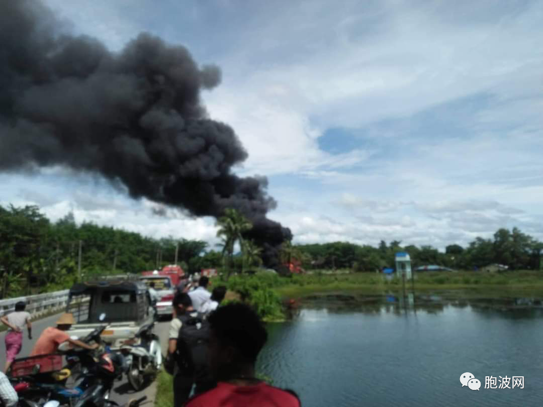 火灾：曼德勒市区失火，孟邦公路油车也起火
