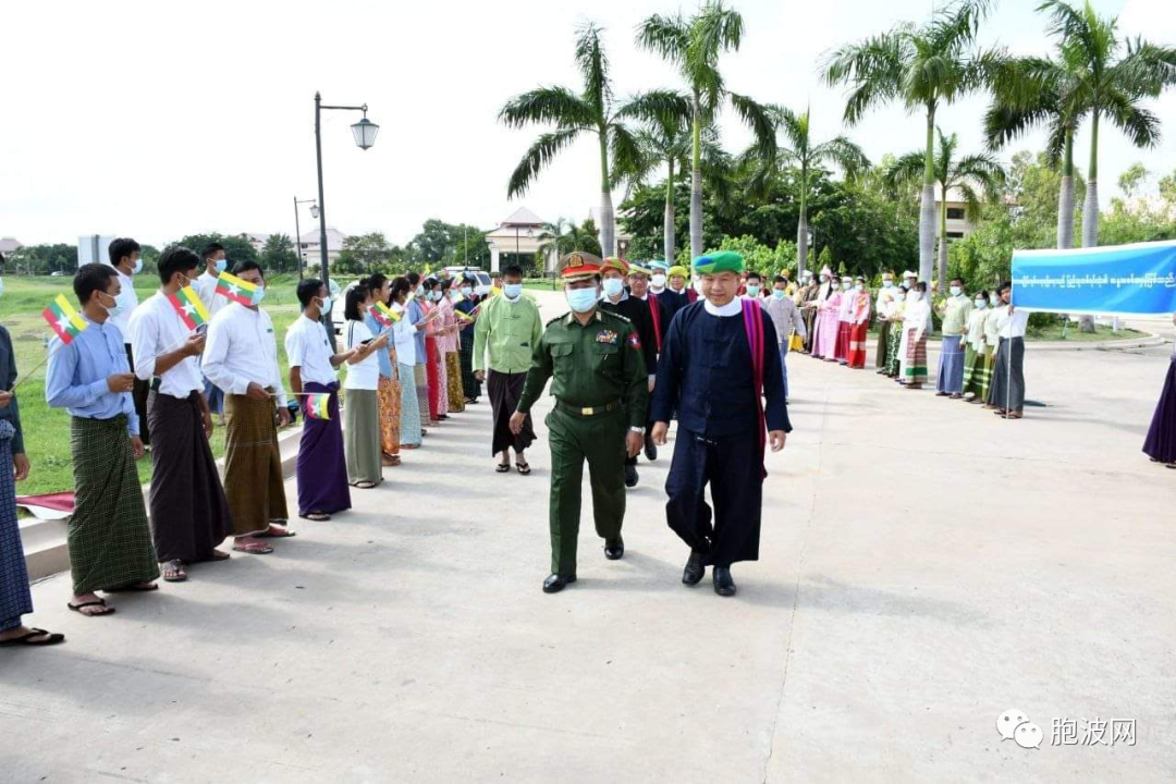 一送一迎：第六家返回第七家民地武抵达内比都