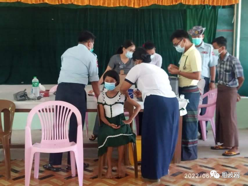 缅甸为5至12岁学童接种疫苗人数已达220万