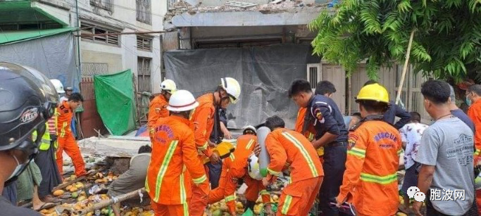 工地意外：曼德勒一建筑物坍塌导致2死3伤