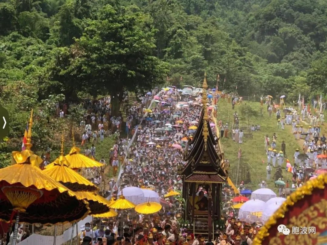 洞穴修炼三年三月三日的掸邦著名高僧今出山