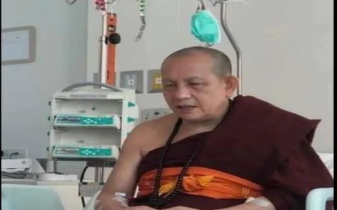 掸邦著名高僧麦鹏瑟雅多出关后前往泰国治病