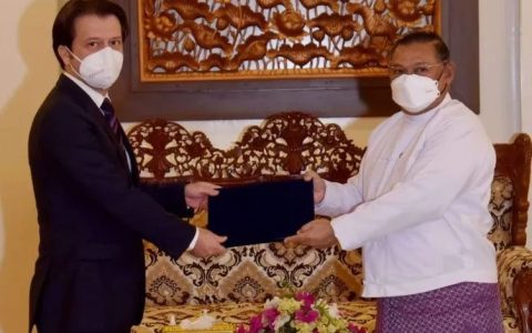 又有国际组织负责人向缅甸外交部长递交任命书