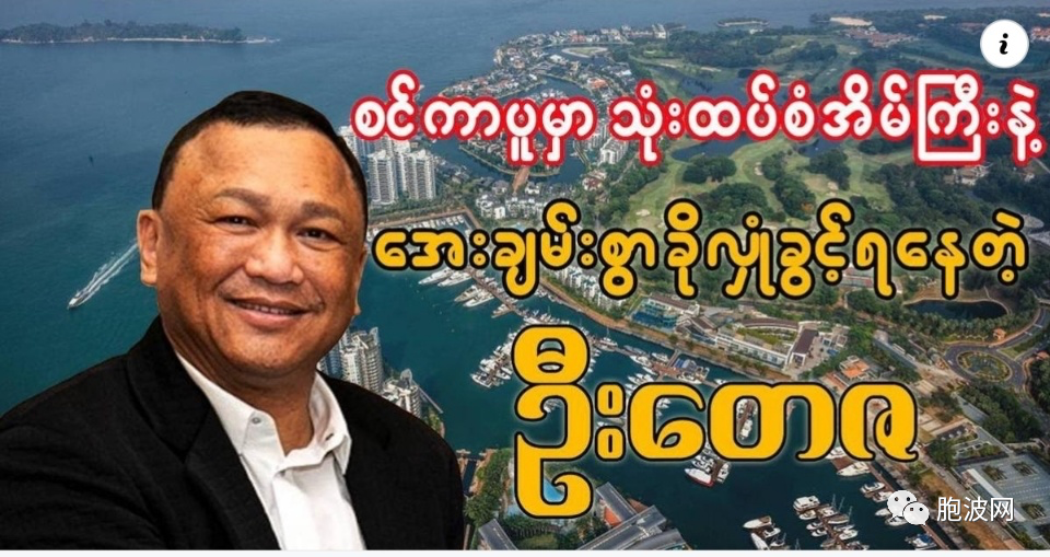 缅甸权贵在新加坡受庇护