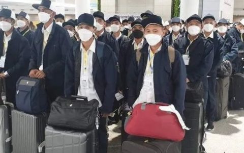 三天内赴韩的缅甸外劳约500人！