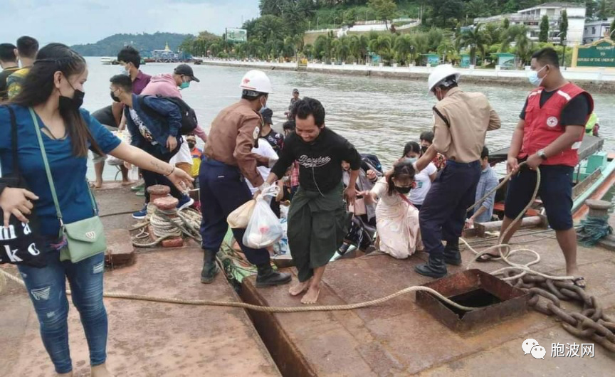 被囚禁在泰国监狱的210名缅甸公民被驱逐出境返回缅甸