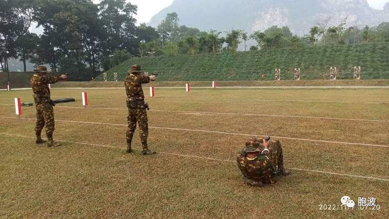 缅甸运动员在东盟陆军射击比赛上排名第四