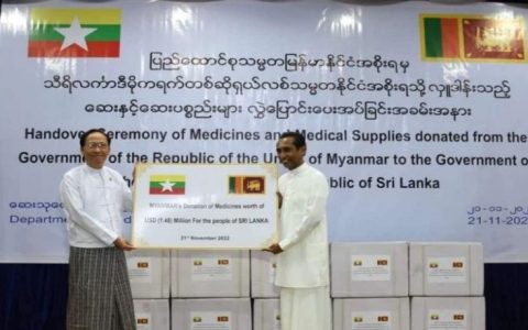 天灾人祸的缅甸还在援助他国！