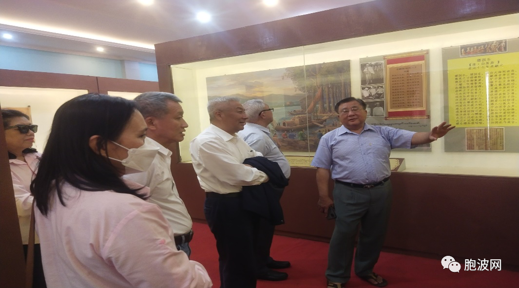 中国和平发展基金会驻缅甸办事处主任文德盛访问曼德勒金多堰
