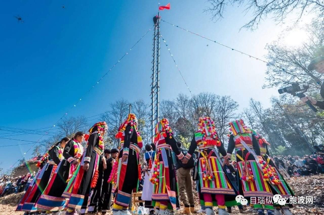 跨境民族傈僳族举办传统新年节庆阔时节