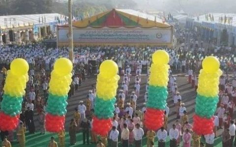 天灾人祸中，缅甸76周年联邦节庆典隆重开幕