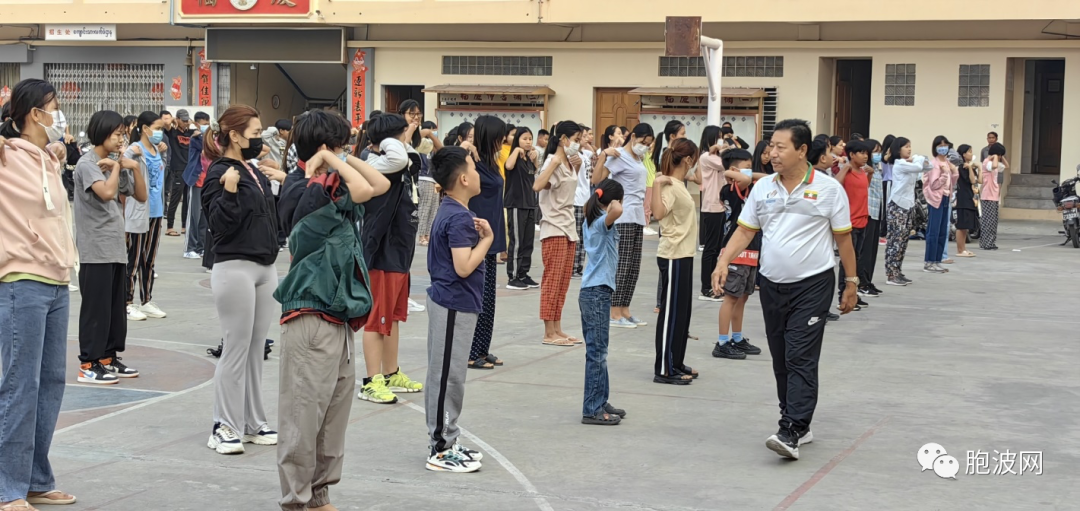 曼德勒福庆学校孔子课堂开办暑假武术培训班