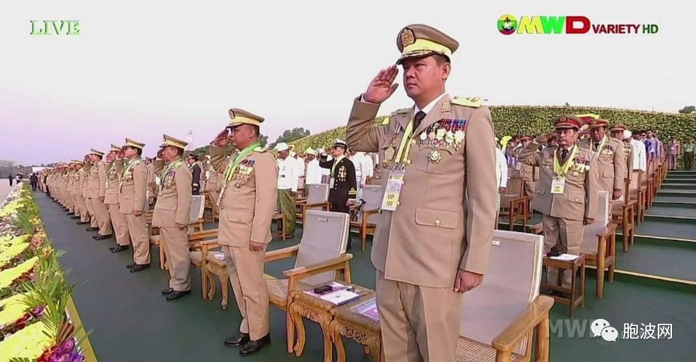 今天是缅甸78周年建军节纪念日！