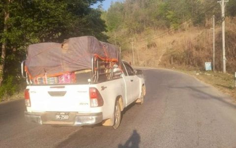 因战乱暂停的缅泰边境亚洲公路恢复运转