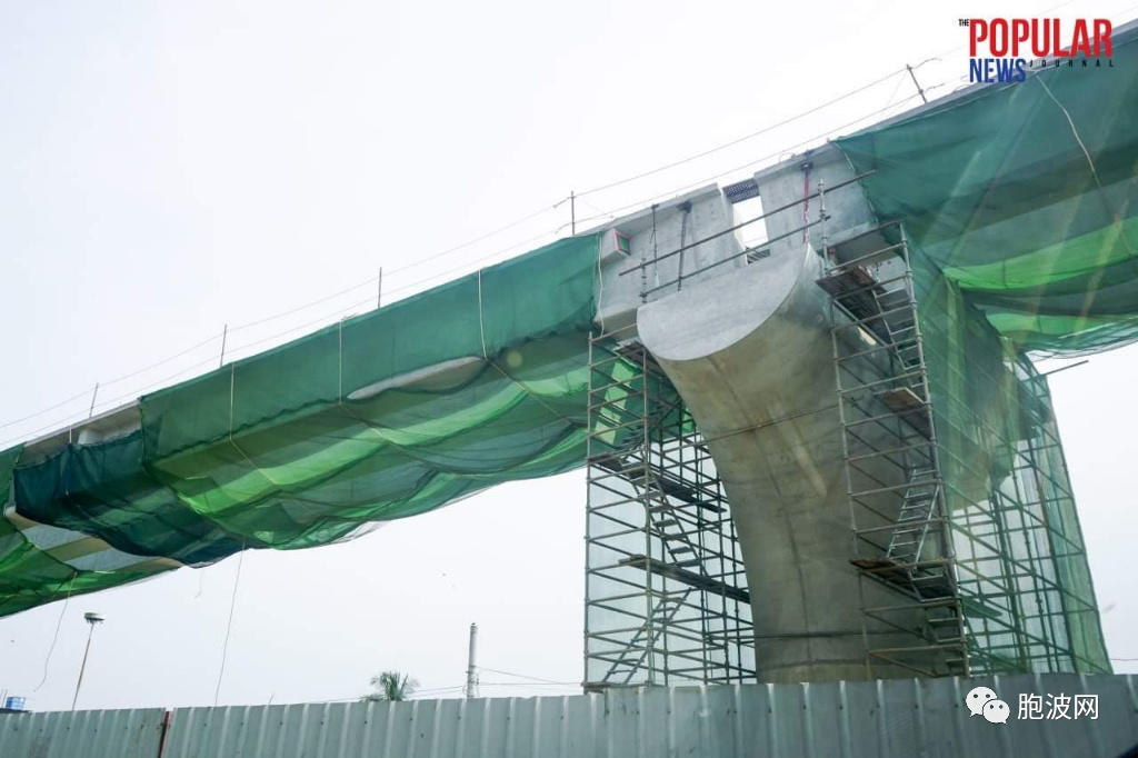 缅韩友谊（德拉）大桥建筑工程正在紧锣密鼓地进行