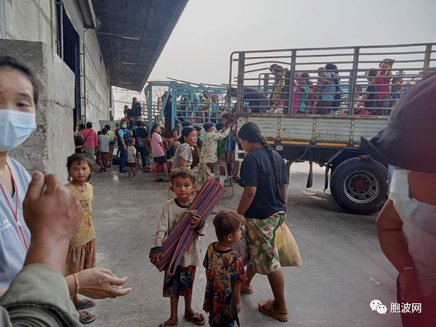 在泰国躲避战乱的缅甸难民有八千多