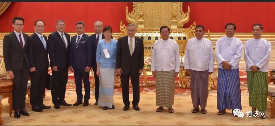 国管委主席接见泰国副总理兼外长