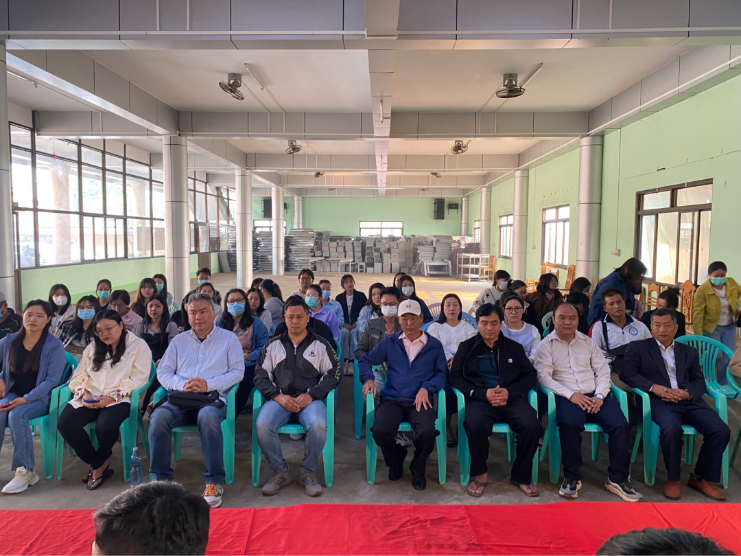 缅北果敢民族总会召开HSK汉语水平考试监考教师培训及说明会议