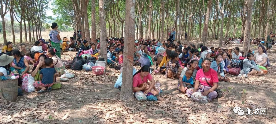 缅泰边境闻名的水沟谷地区发生枪战，大量难民涌入泰国