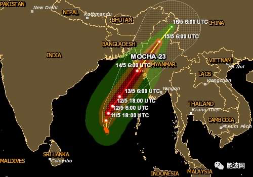 综合报道：橙色警报转红色！“抹茶MOCHA”风暴当真要进入缅甸？