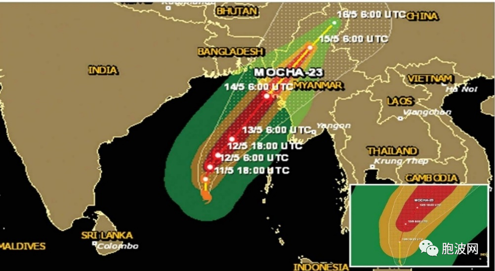 抹茶MOCHA风暴将使缅甸7省邦1700万人受灾！
