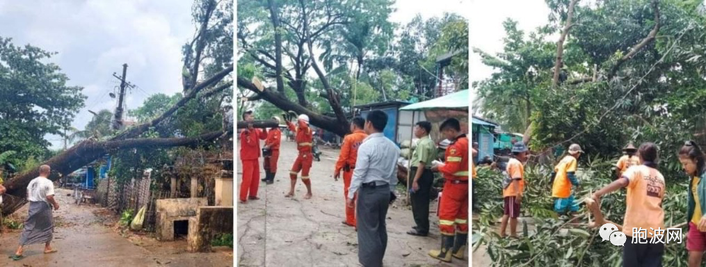 5.14超级台风登陆后缅甸多地损失惨重