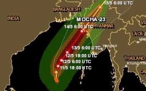 综合报道：橙色警报转红色！“抹茶MOCHA”风暴当真要进入缅甸？