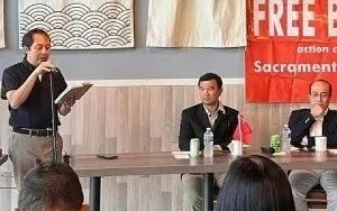 NUG两名“部长”与美国加州参议员SENATOR抽空见面